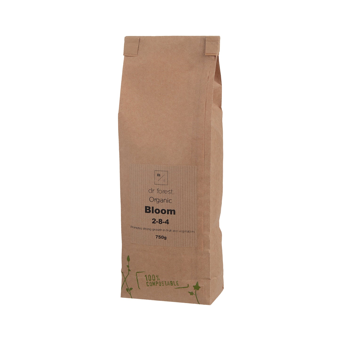 Organic Bloom Fertiliser 2-8-4 with Frass, Malted Barley and Seaweed Dr Forest