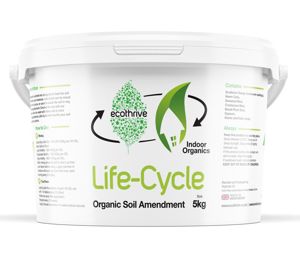 Life-Cycle. Organic Soil Amendment by Indoor Organics & Ecothrive Ecothrive