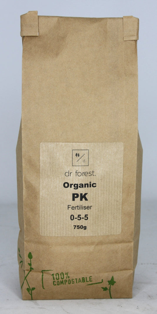 Organic PK Fertiliser. 5% Phosphorous, 5% Potassium & 15% Calcium + Micro Dr Forest